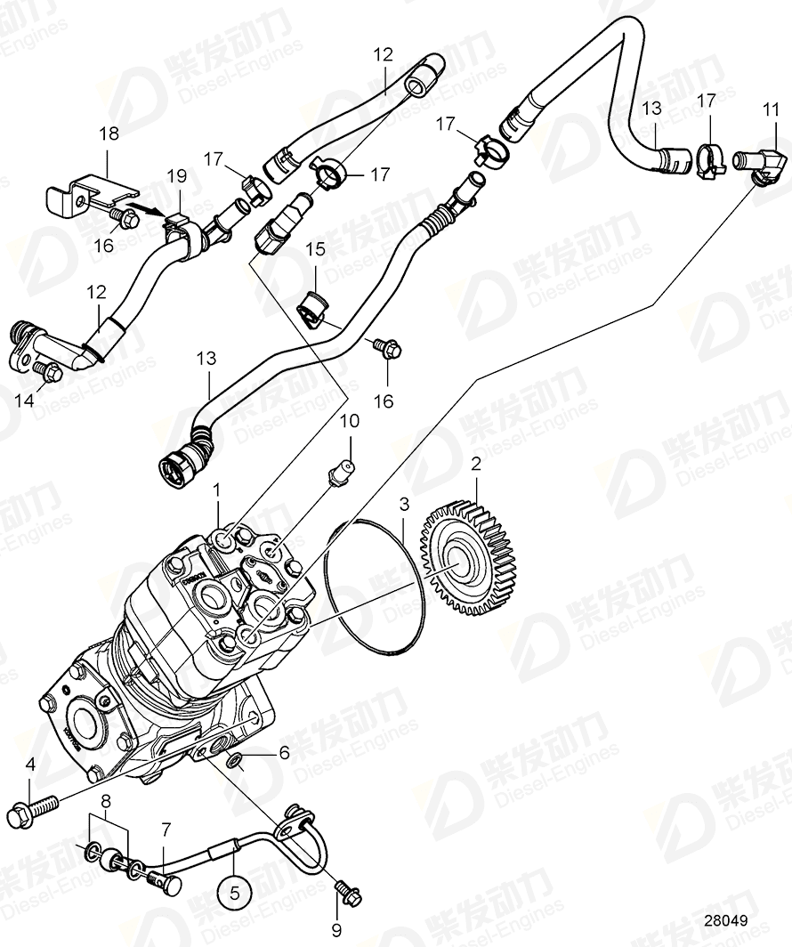 volvo penta Bracket 22010758 Drawing volvo penta Bracket 22010758 Drawing